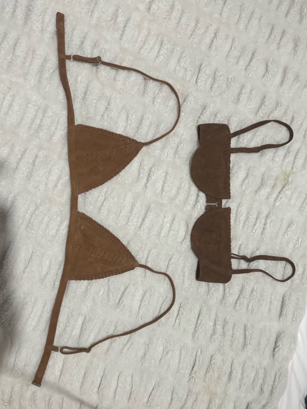 Retrofete Brown Suede Bra Tops (50/each)
